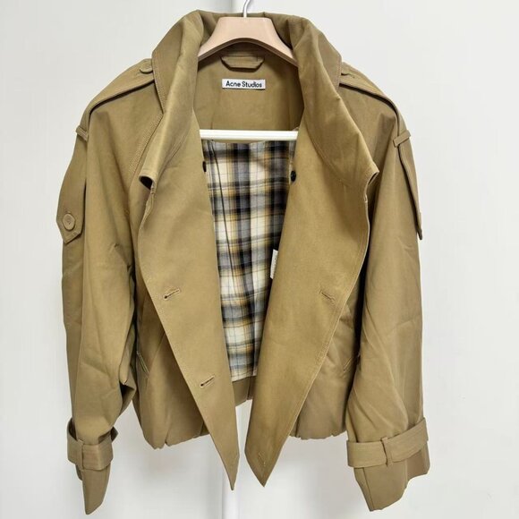 NWOT ！Acne Studios Oriso double-breasted twill jacket - Picture 10 of 13